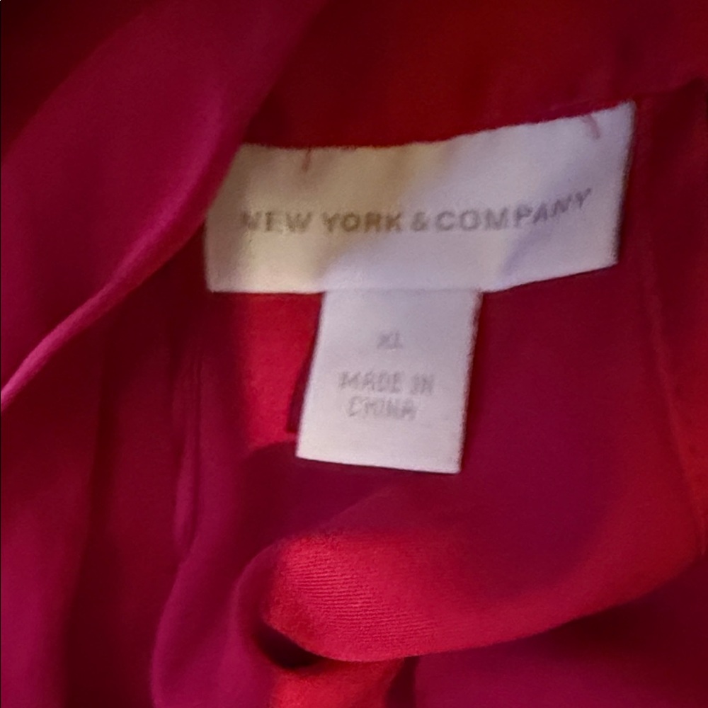 Elegant Ruffled Pink Top - Picture 2 of 2